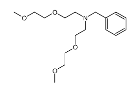 N,N bis(diethyleneglycol-monomethylether)benzylamine Structure