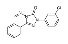 2-(3-chlorophenyl)-[1,2,4]triazolo[3,4-a]phthalazin-3-one结构式