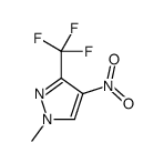 1-methyl-4-nitro-3-(trifluoromethyl)pyrazole结构式