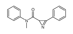 N-methyl-N,3-diphenyl-2H-azirine-2-carboxamide结构式