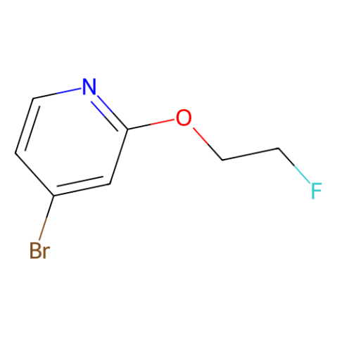 4-bromo-2-(2-fluoroethoxy)pyridine结构式