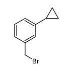 1-(bromomethyl)-3-cyclopropylbenzene结构式