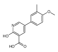 5-(4-methoxy-3-methylphenyl)-2-oxo-1H-pyridine-3-carboxylic acid结构式