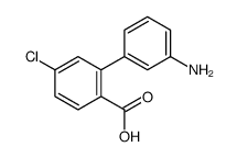 2-(3-aminophenyl)-4-chlorobenzoic acid Structure