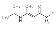 1,1,1-trifluoro-4-isopropylaminopent-3-en-2-one structure