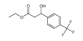 ethyl 3-hydroxy-3-(4-(trifluoromethyl)phenyl)propanoate Structure