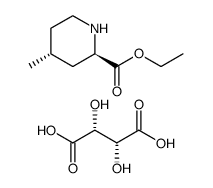 ethyl (2R,4R)-4-methyl-2-piperidinecarboxylate L-(+)-tartarate图片