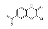 2-chloro-7-nitro-2H-benzo[b][1,4]oxazin-3(4H)-one结构式