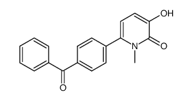 3-hydroxy-1-methyl-6-[4-(phenylcarbonyl)phenyl]pyridin-2(1H)-one Structure