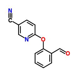 6-(2-Formylphenoxy)nicotinonitrile Structure