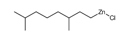 3,7-dimethyloctylzinc chloride结构式