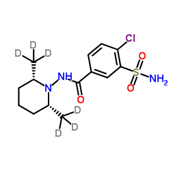 Clopamide-d6 Structure
