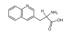 3-Quinolinepropanoicacid,-alpha--amino-,(-alpha-R)-(9CI)结构式