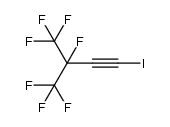 3,4,4,4-tetrafluoro-1-iodo-3-(trifluoromethyl)but-1-yne Structure