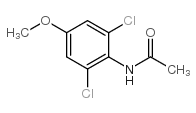 N-(2,6-二氯-4-甲氧基苯基)乙酰胺结构式