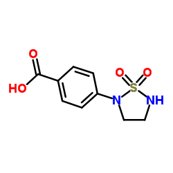 4-(1,1-Dioxido-1,2,5-thiadiazolidin-2-yl)benzoic acid Structure