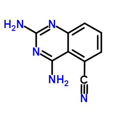 2,4-Diamino-5-quinazolinecarbonitrile Structure