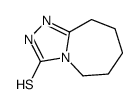 6,7,8,9-四氢-5H-[1,2,4]噻唑并[4,3-a]氮杂卓-3-硫醇结构式