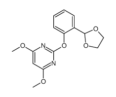 2-[2-(1,3-dioxolan-2-yl)phenoxy]-4,6-dimethoxypyrimidine Structure