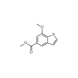 Methyl 7-methoxybenzo[b]thiophene-5-carboxylate Structure
