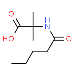Alanine,2-methyl-N-(1-oxopentyl)- picture