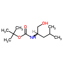 N-t-BOC-D-Leucinol structure