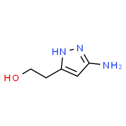 2-(3-氨基-1H-吡唑-5-基)乙醇结构式