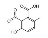 3-hydroxy-6-iodo-2-nitrobenzoic acid Structure