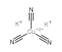 copper(+1)potassium cyanide structure