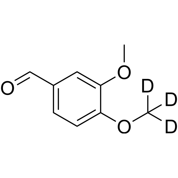 3,4-Dimethoxybenzaldehyde-d3结构式