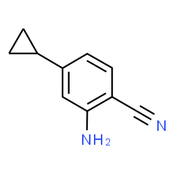 2-Amino-4-(cyclopropyl)benzonitrile Structure
