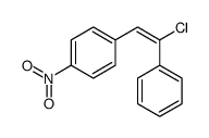 1-(2-chloro-2-phenylethenyl)-4-nitrobenzene Structure