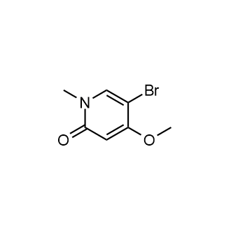 5-Bromo-4-methoxy-1-methylpyridin-2(1H)-one Structure