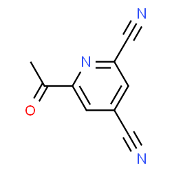 2,4-Pyridinedicarbonitrile, 6-acetyl- (9CI) picture