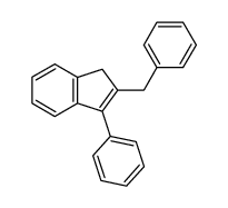 2-benzyl-1-phenylindene结构式