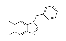 1-benzyl-5,6-dimethyl-benzimidazole结构式