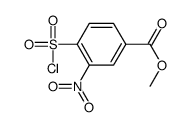 methyl 4-chlorosulfonyl-3-nitrobenzoate Structure