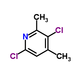 3,6-Dichloro-2,4-dimethylpyridine structure