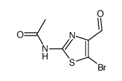 n-(5-bromo-4-formyl-1,3-thiazol-2-yl)acetamide Structure