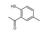 1-(2-mercapto-5-methyl-phenyl)-ethanone结构式