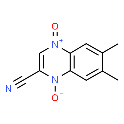 2-Quinoxalinecarbonitrile, 6,7-dimethyl-, 1,4-dioxide (9CI) picture