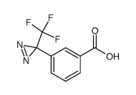3-(3-(三氟甲基)-3H-二氮杂环庚三烯-3-基)苯甲酸结构式
