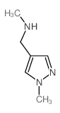 N-METHYL-1-(1-METHYL-1H-PYRAZOL-4-YL)METHANAMINE Structure
