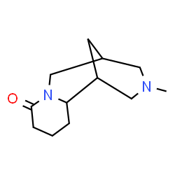 1,2,3,4,5,6,9,10,11,11a-Decahydro-3-methyl-1,5-methano-8H-pyrido[1,2-a][1,5]diazocin-8-one结构式