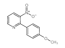 2-(4-Methoxyphenyl)-3-nitropyridine Structure