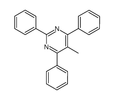 5-methyl-2,4,6-triphenylpyrimidine Structure
