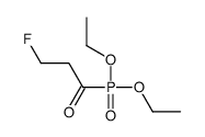 1-diethoxyphosphoryl-3-fluoropropan-1-one Structure