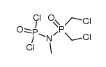 (bis(chloromethyl)phosphoryl)(methyl)phosphoramidic dichloride Structure