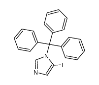 5-iodo-1-trityl-1H-imidazole Structure