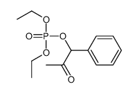 diethyl (2-oxo-1-phenylpropyl) phosphate结构式